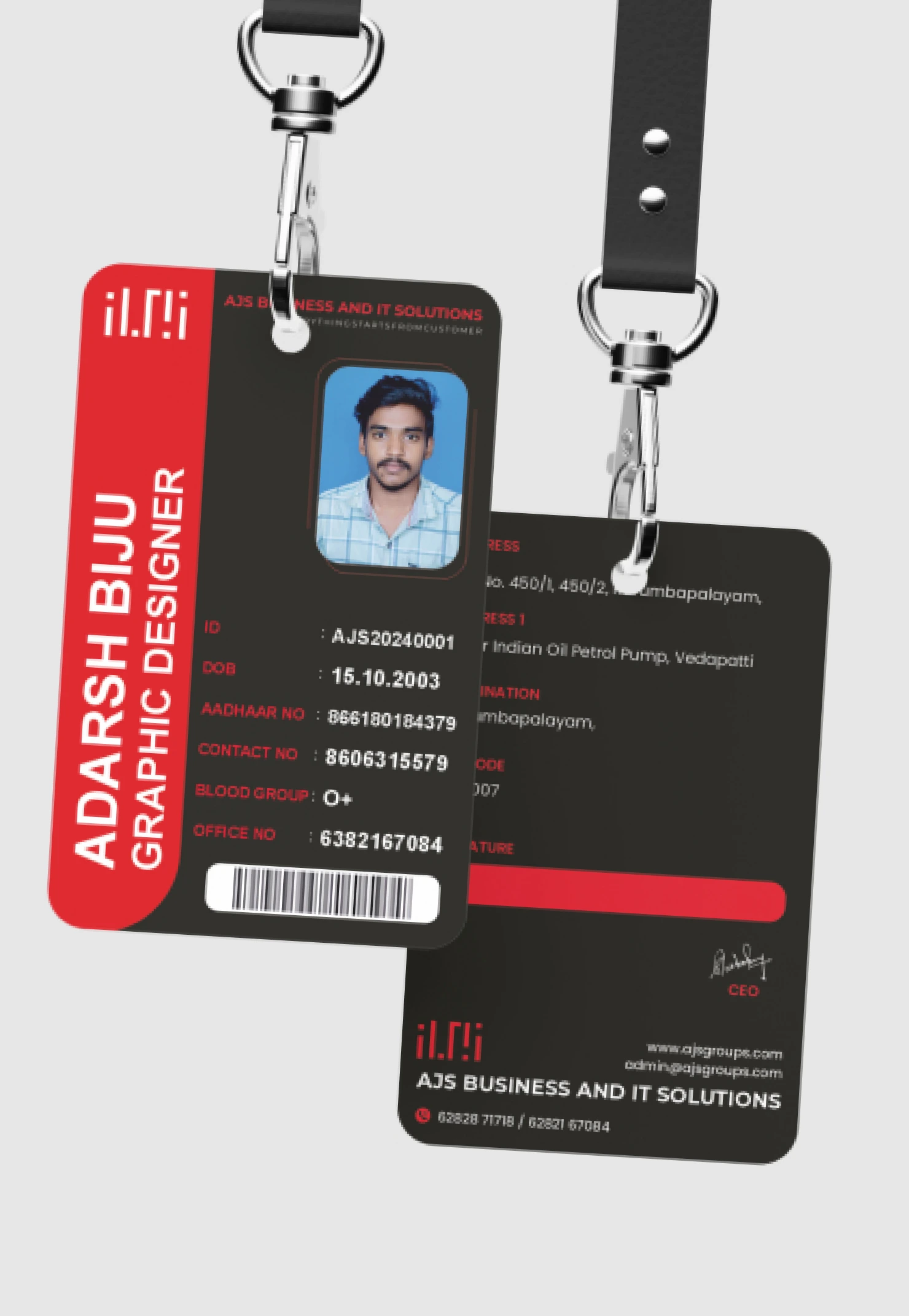 AJSGroups-Id Card